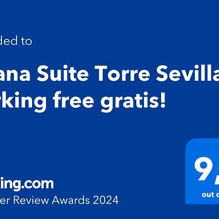 Triana Suite Torre Sevilla, Parking Free Gratis! Exterior foto